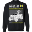 Sweatshirts Black / Small WARTHOG SERVICE AND REPAIR MANUAL Crewneck Sweatshirt