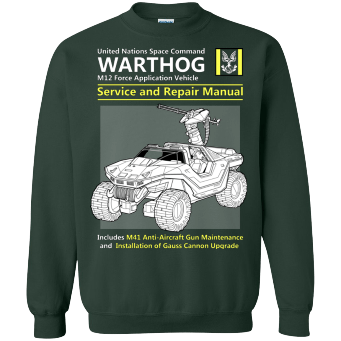 Sweatshirts Forest Green / Small WARTHOG SERVICE AND REPAIR MANUAL Crewneck Sweatshirt