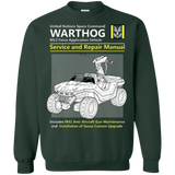 Sweatshirts Forest Green / Small WARTHOG SERVICE AND REPAIR MANUAL Crewneck Sweatshirt