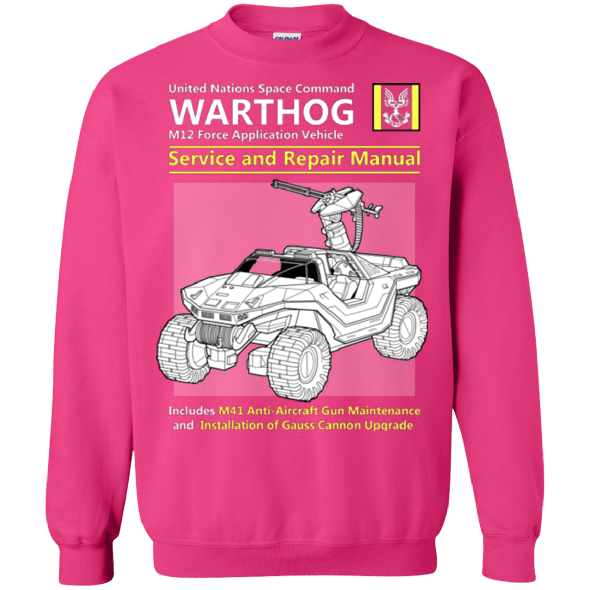 Sweatshirts Heliconia / Small WARTHOG SERVICE AND REPAIR MANUAL Crewneck Sweatshirt