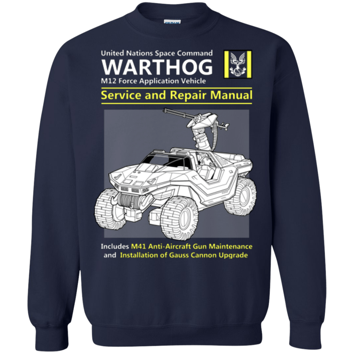 Sweatshirts Navy / Small WARTHOG SERVICE AND REPAIR MANUAL Crewneck Sweatshirt