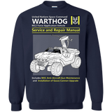 Sweatshirts Navy / Small WARTHOG SERVICE AND REPAIR MANUAL Crewneck Sweatshirt