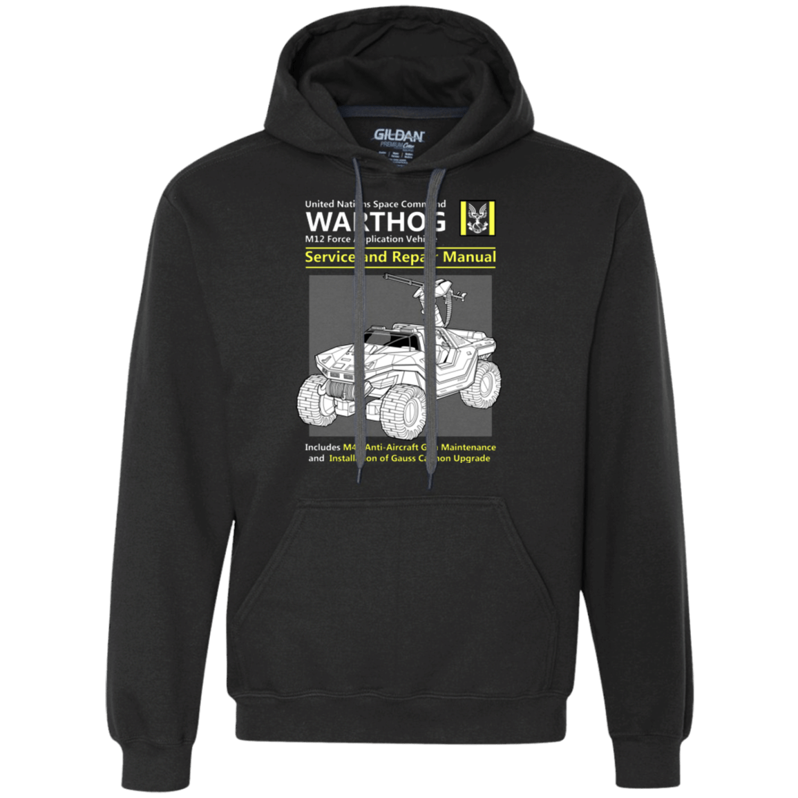 Sweatshirts Black / Small WARTHOG SERVICE AND REPAIR MANUAL Premium Fleece Hoodie