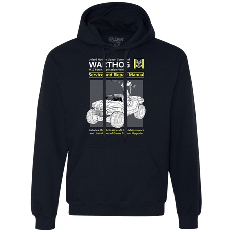 Sweatshirts Navy / Small WARTHOG SERVICE AND REPAIR MANUAL Premium Fleece Hoodie