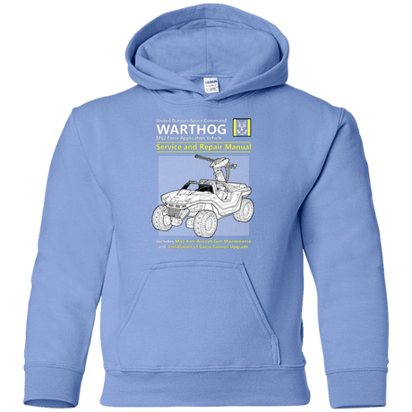 Sweatshirts Carolina Blue / YS WARTHOG SERVICE AND REPAIR MANUAL Youth Hoodie
