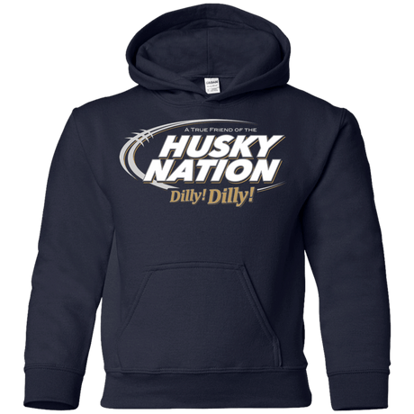 Sweatshirts Navy / YS Washington Dilly Dilly Youth Hoodie