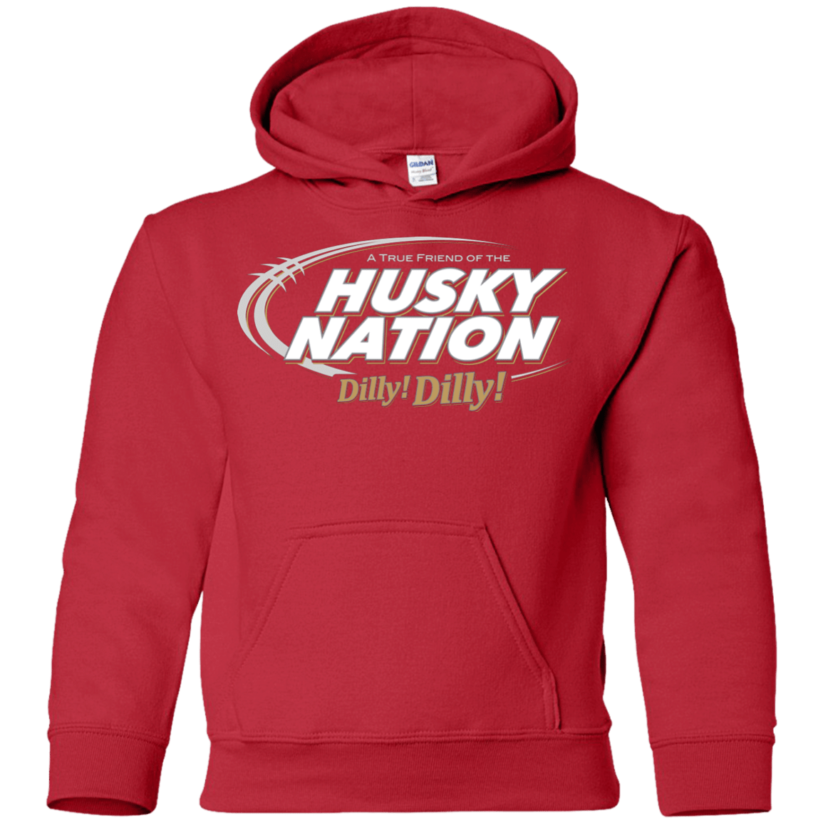 Sweatshirts Red / YS Washington Dilly Dilly Youth Hoodie