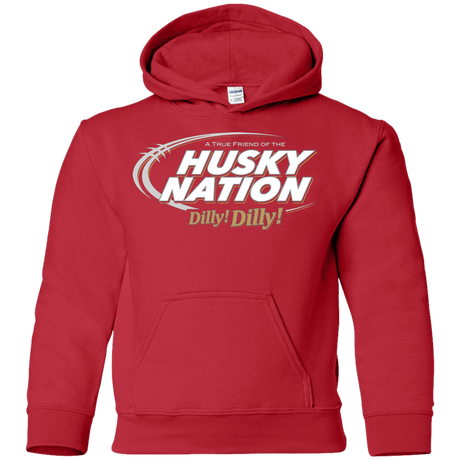Sweatshirts Red / YS Washington Dilly Dilly Youth Hoodie