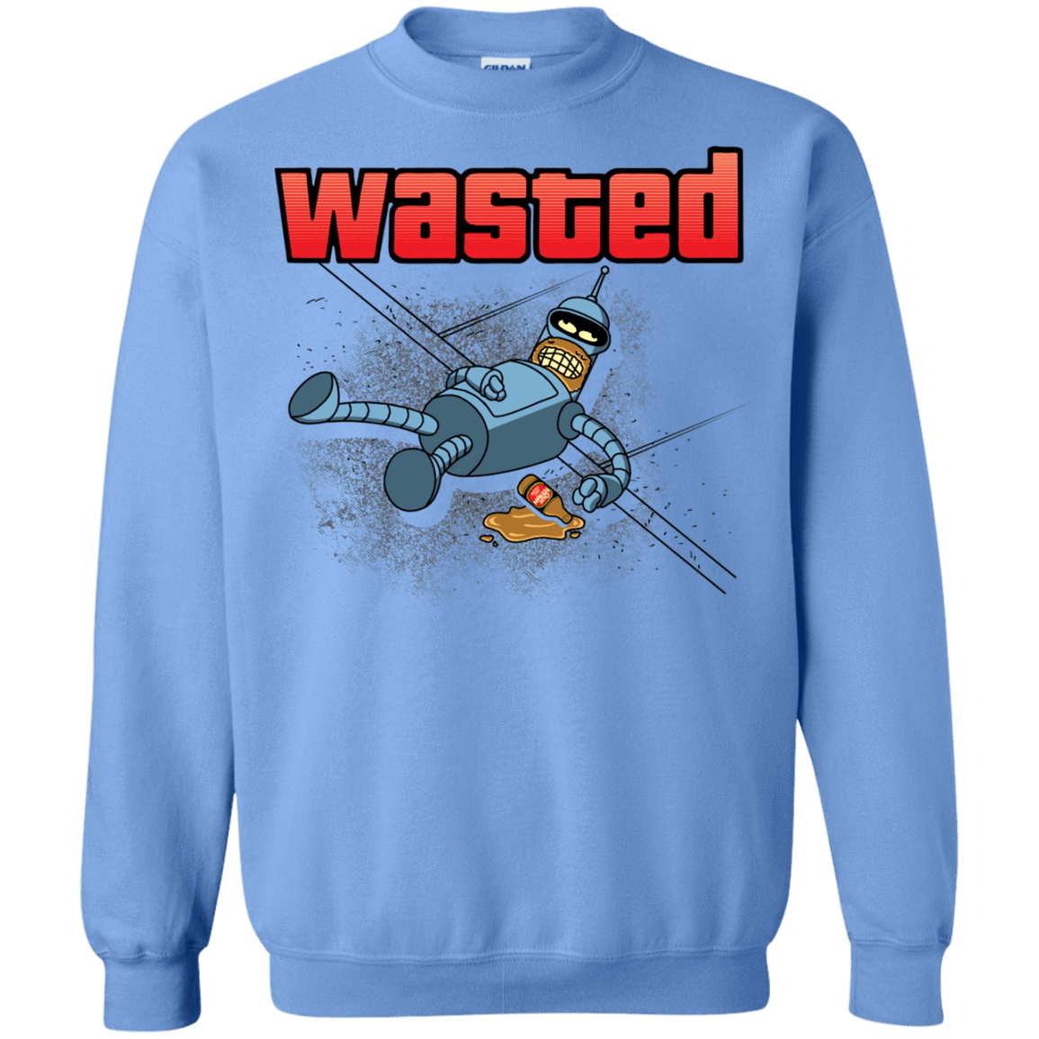 Sweatshirts Carolina Blue / S Wasted Crewneck Sweatshirt