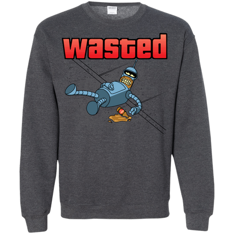 Sweatshirts Dark Heather / S Wasted Crewneck Sweatshirt