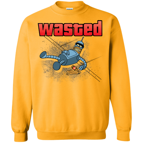 Sweatshirts Gold / S Wasted Crewneck Sweatshirt