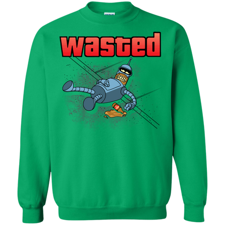 Sweatshirts Irish Green / S Wasted Crewneck Sweatshirt