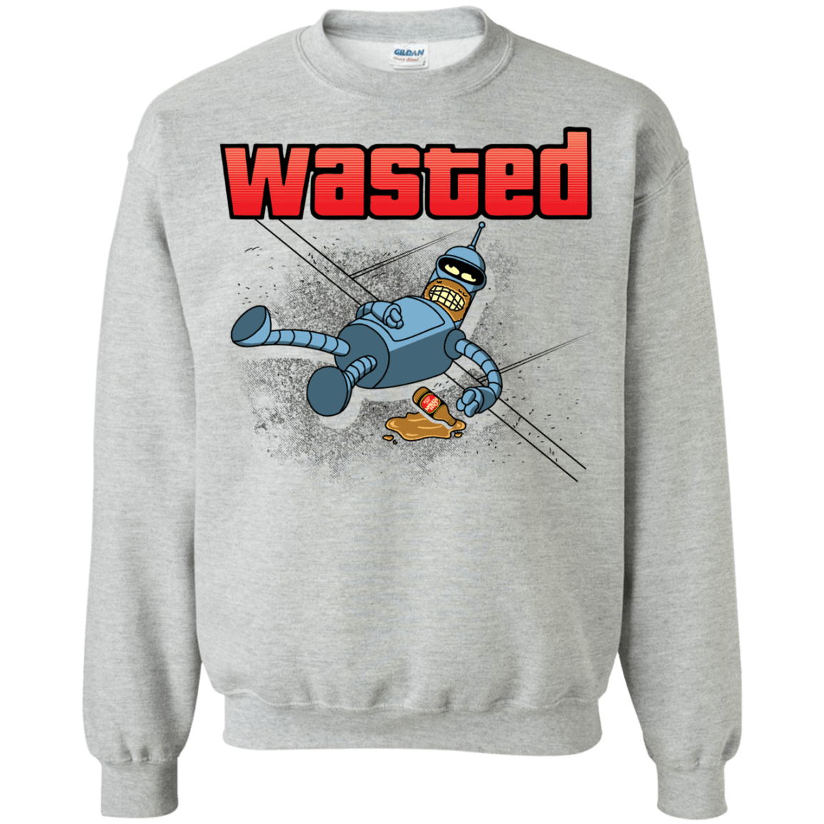 Sweatshirts Sport Grey / S Wasted Crewneck Sweatshirt