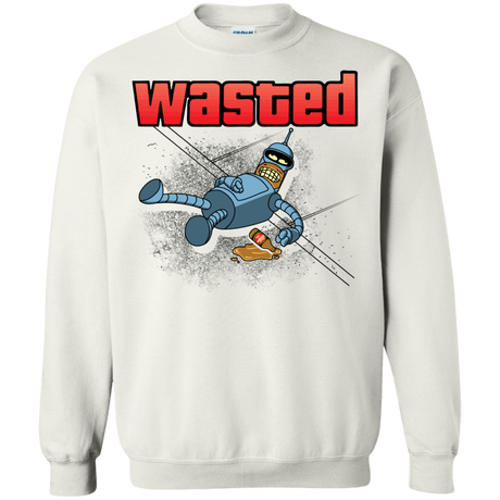 Sweatshirts White / S Wasted Crewneck Sweatshirt