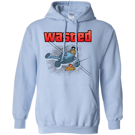 Sweatshirts Light Blue / S Wasted Pullover Hoodie