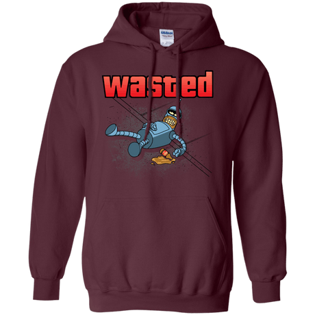 Sweatshirts Maroon / S Wasted Pullover Hoodie