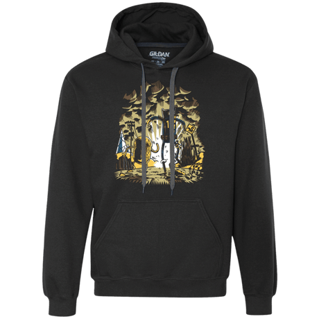 Sweatshirts Black / Small wasteland time Premium Fleece Hoodie