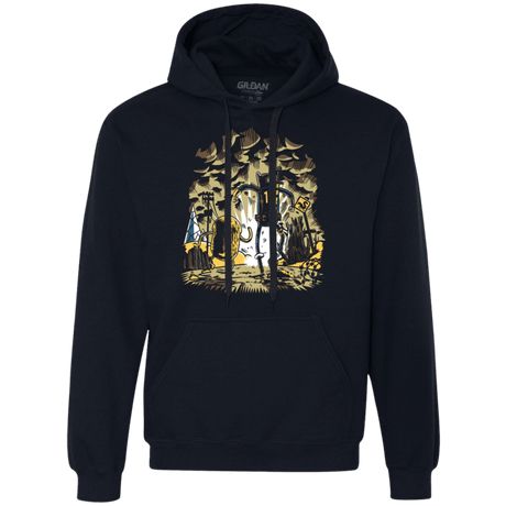 Sweatshirts Navy / Small wasteland time Premium Fleece Hoodie