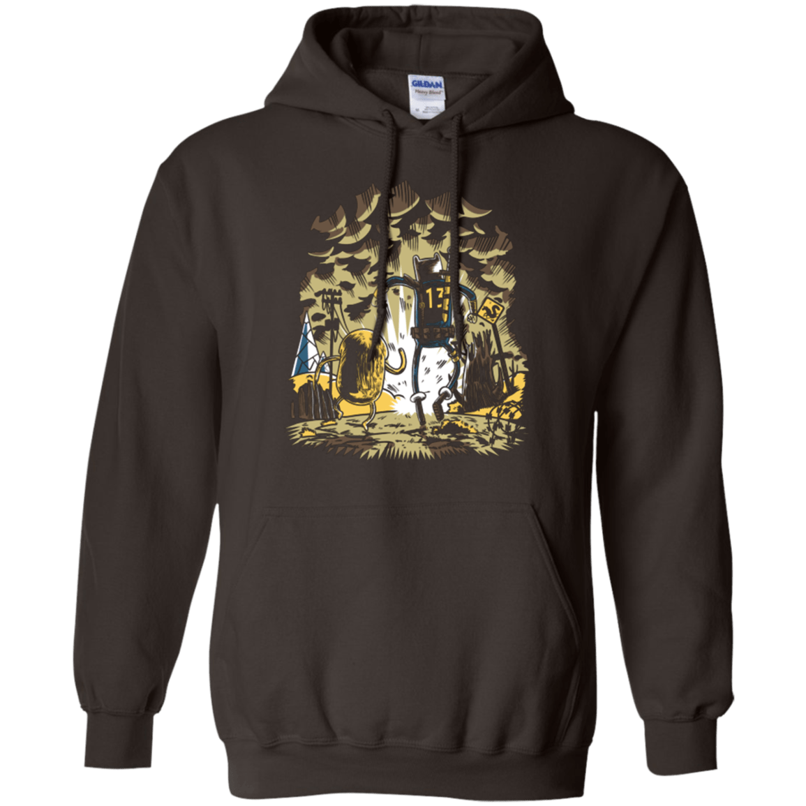 Sweatshirts Dark Chocolate / Small wasteland time Pullover Hoodie