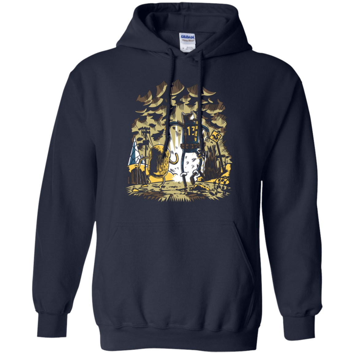 Sweatshirts Navy / Small wasteland time Pullover Hoodie
