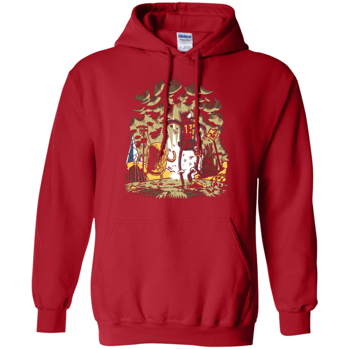 Sweatshirts Red / Small wasteland time Pullover Hoodie