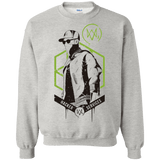 Sweatshirts Ash / Small Watch Dogs 2 Hacker Services Crewneck Sweatshirt