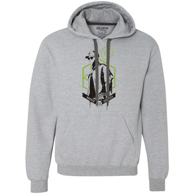 Sweatshirts Sport Grey / Small Watch Dogs 2 Hacker Services Premium Fleece Hoodie