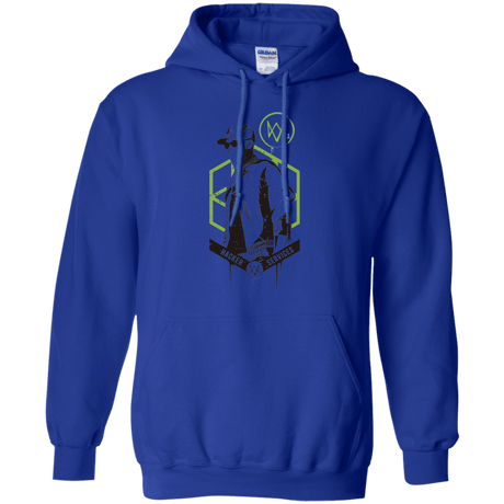Sweatshirts Royal / Small Watch Dogs 2 Hacker Services Pullover Hoodie