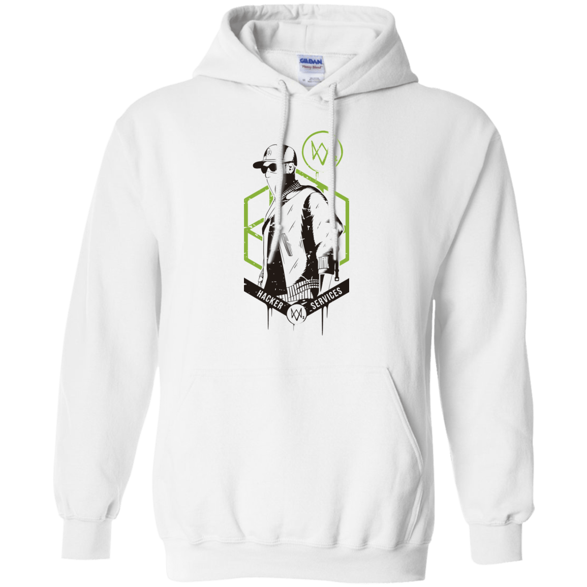 Sweatshirts White / Small Watch Dogs 2 Hacker Services Pullover Hoodie