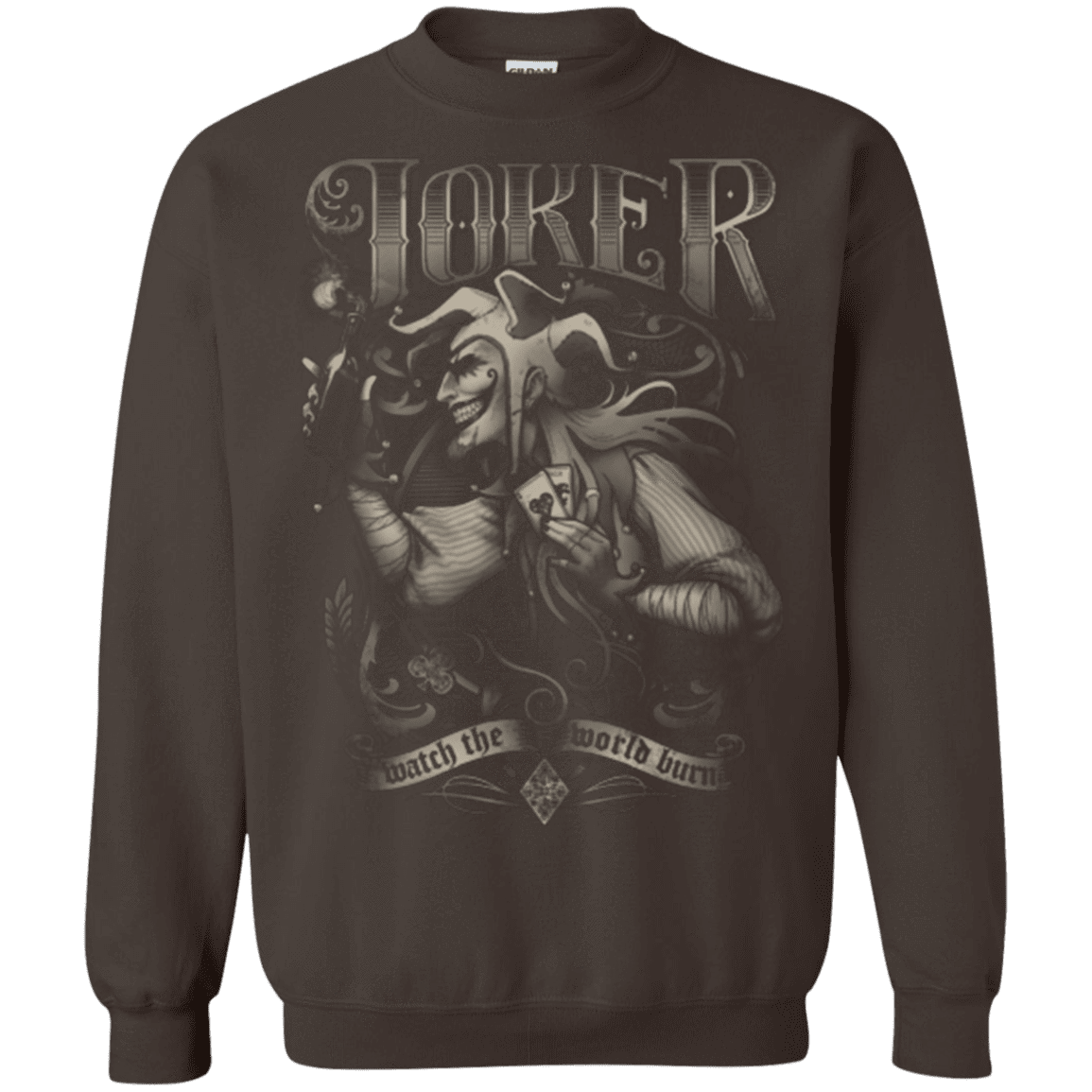 Sweatshirts Dark Chocolate / Small Watch the world burn Crewneck Sweatshirt