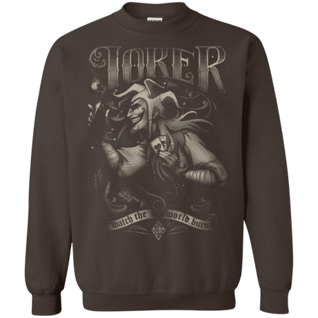 Sweatshirts Dark Chocolate / Small Watch the world burn Crewneck Sweatshirt