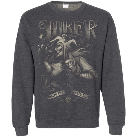 Sweatshirts Dark Heather / Small Watch the world burn Crewneck Sweatshirt