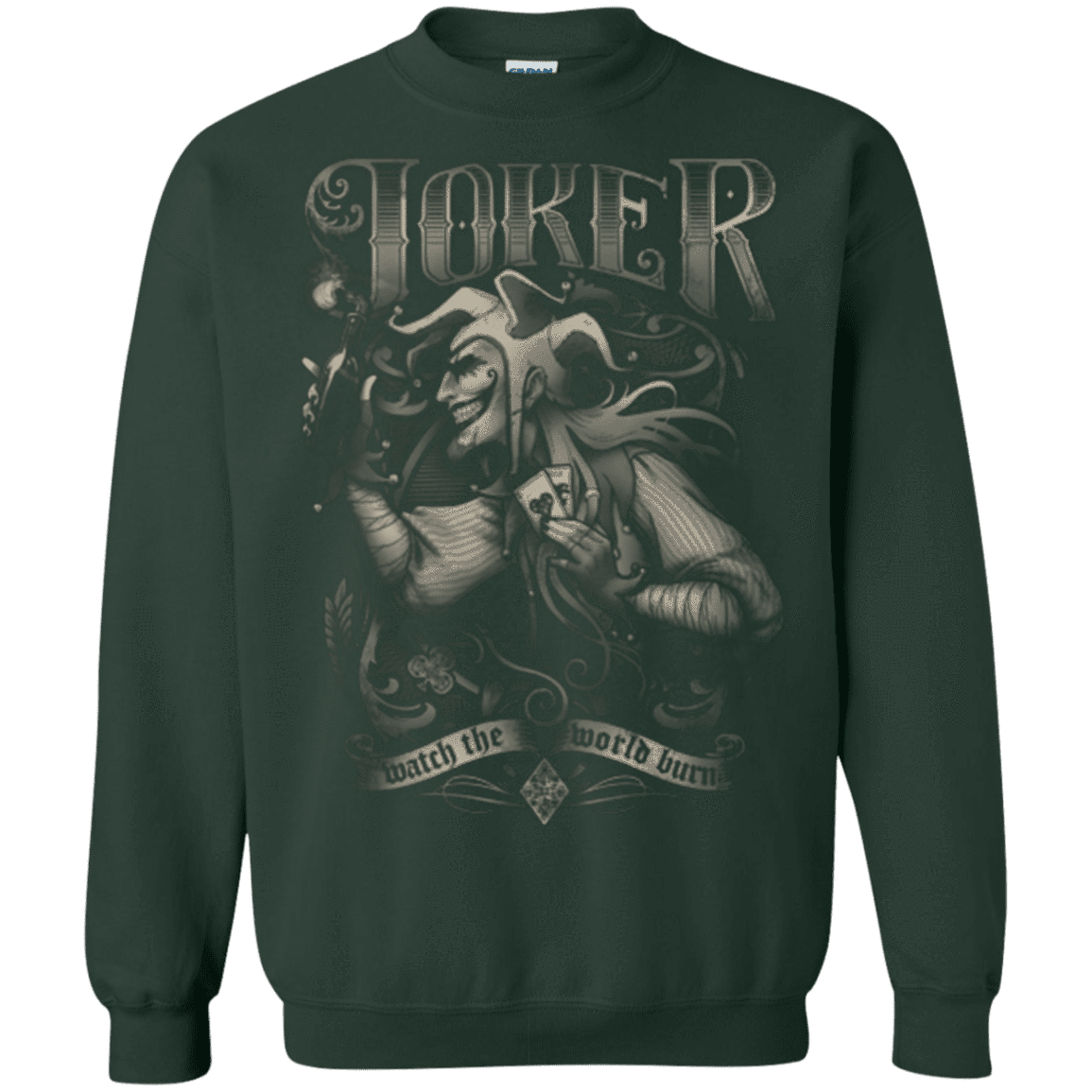 Sweatshirts Forest Green / Small Watch the world burn Crewneck Sweatshirt