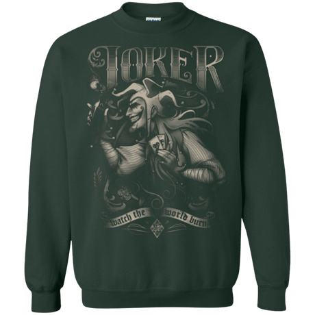 Sweatshirts Forest Green / Small Watch the world burn Crewneck Sweatshirt