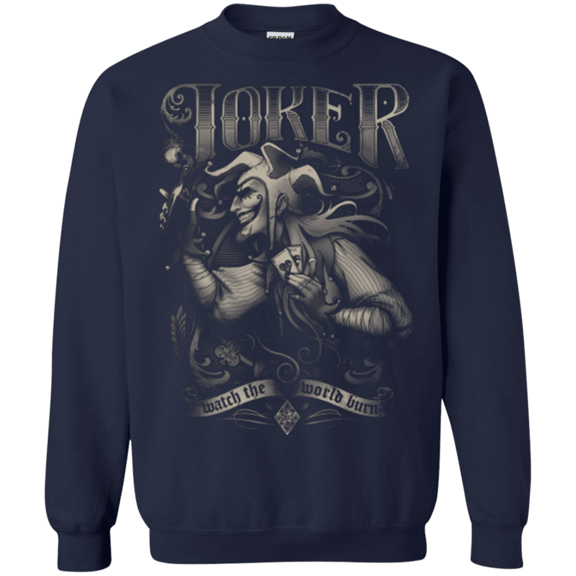 Sweatshirts Navy / Small Watch the world burn Crewneck Sweatshirt