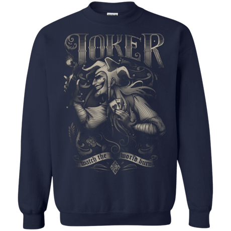 Sweatshirts Navy / Small Watch the world burn Crewneck Sweatshirt