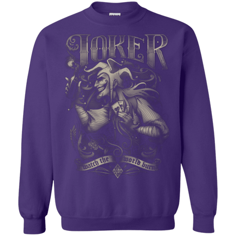 Sweatshirts Purple / Small Watch the world burn Crewneck Sweatshirt