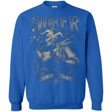 Sweatshirts Royal / Small Watch the world burn Crewneck Sweatshirt