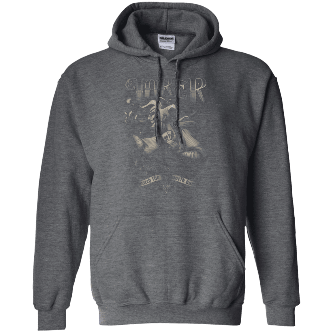 Sweatshirts Dark Heather / Small Watch the world burn Pullover Hoodie