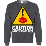 Sweatshirts Dark Heather / Small Watch Your Step Crewneck Sweatshirt