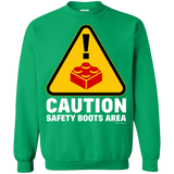 Sweatshirts Irish Green / Small Watch Your Step Crewneck Sweatshirt