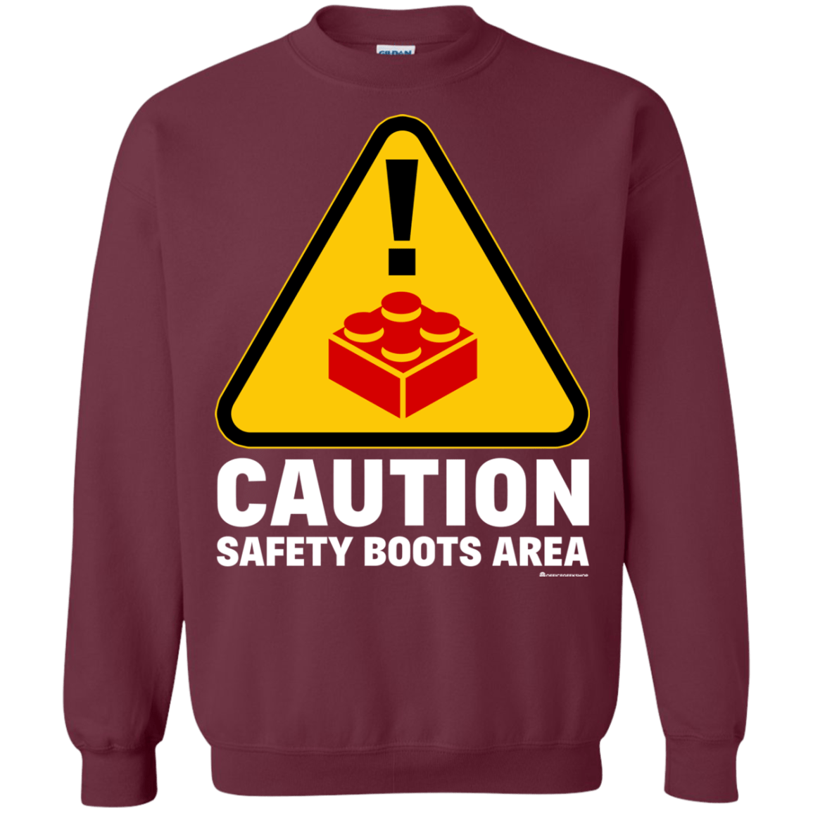 Sweatshirts Maroon / Small Watch Your Step Crewneck Sweatshirt
