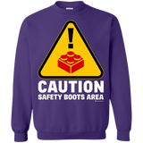 Sweatshirts Purple / Small Watch Your Step Crewneck Sweatshirt
