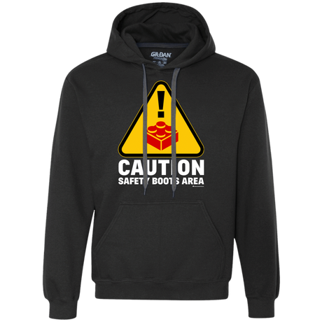 Sweatshirts Black / Small Watch Your Step Premium Fleece Hoodie