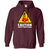 Sweatshirts Maroon / Small Watch Your Step Pullover Hoodie