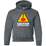 Sweatshirts Dark Heather / YS Watch Your Step Youth Hoodie