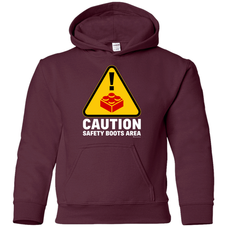 Sweatshirts Maroon / YS Watch Your Step Youth Hoodie