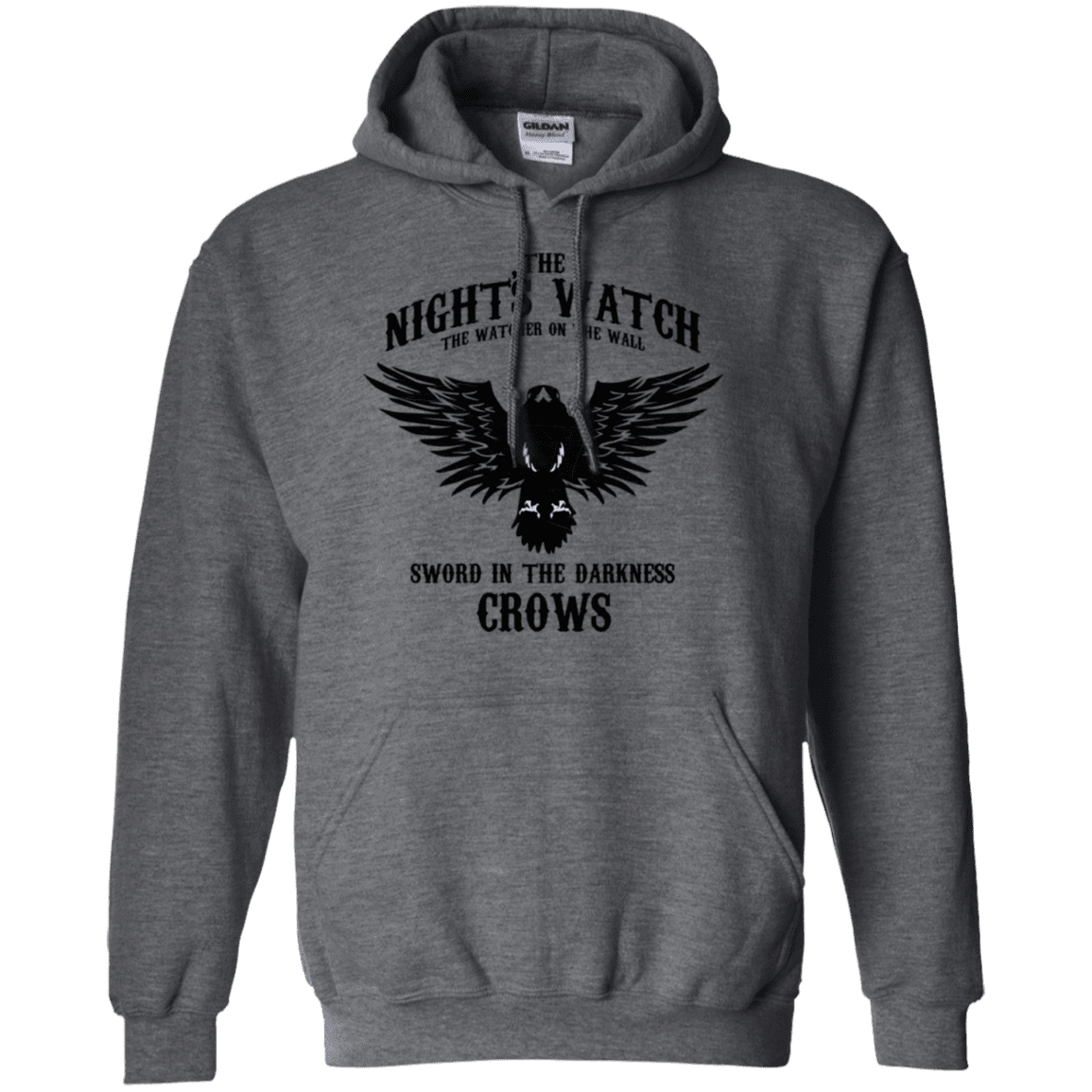 Sweatshirts Dark Heather / S Watcher on the Wall Pullover Hoodie