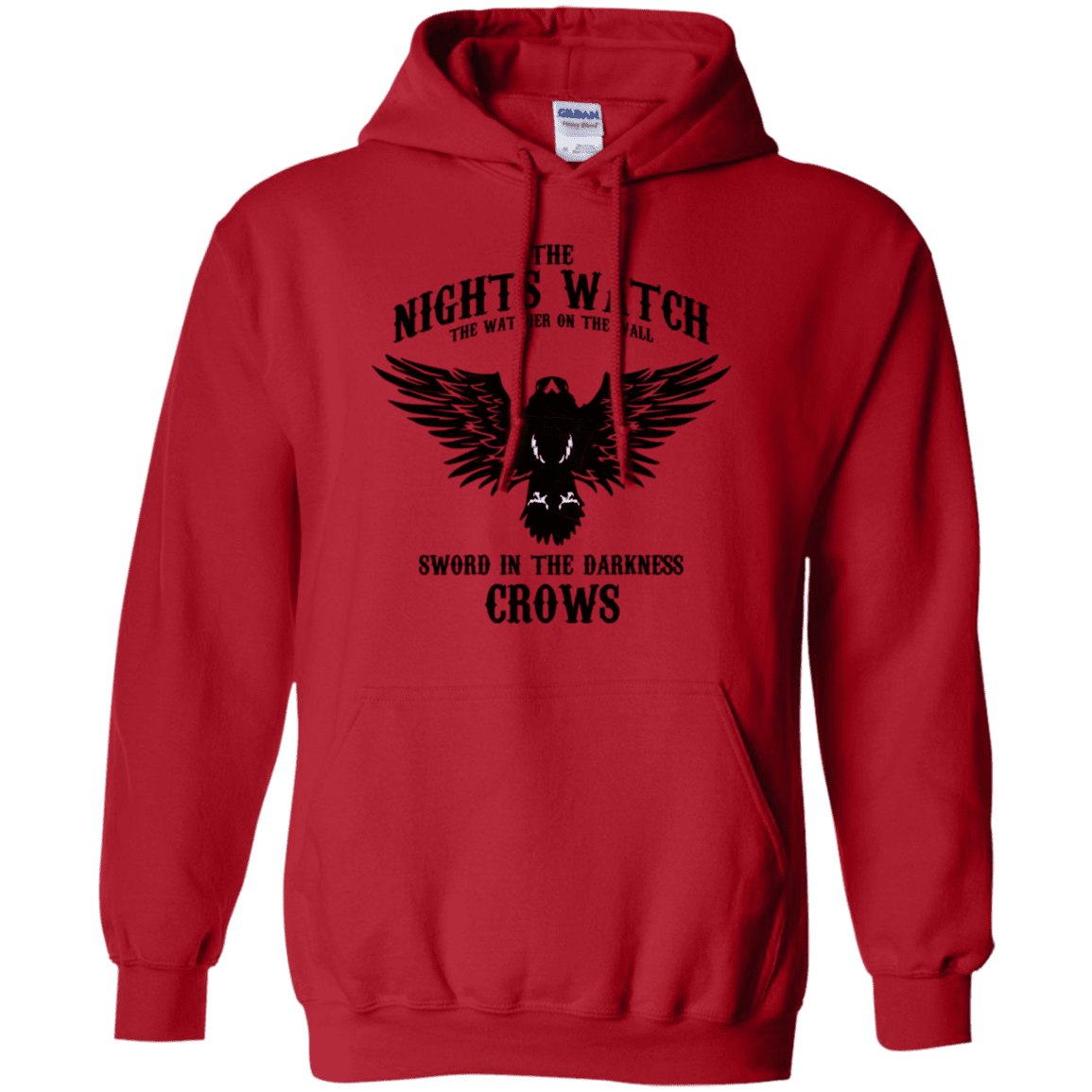 Sweatshirts Red / S Watcher on the Wall Pullover Hoodie