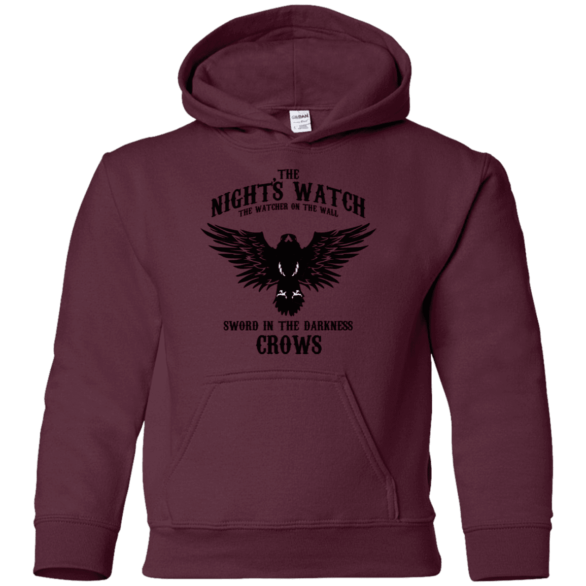 Sweatshirts Maroon / YS Watcher on the Wall Youth Hoodie